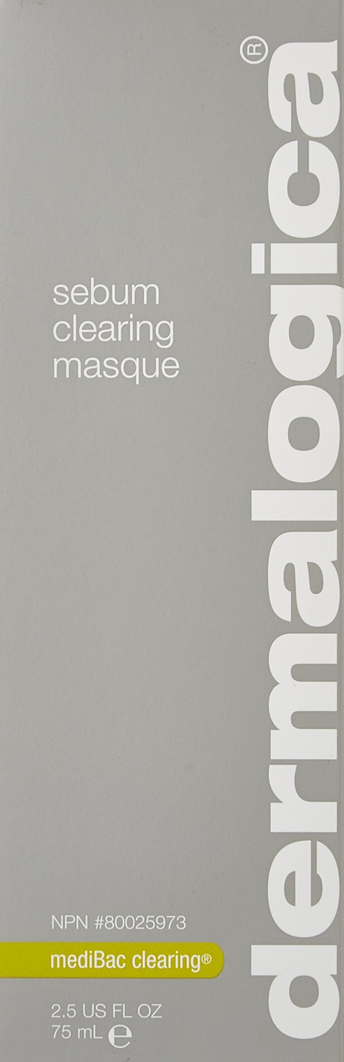 Dermalogica Medibac Sebum Clearing Masque Unisex, Gesichtsmaske, 1er Pack (1 x 75 ml)