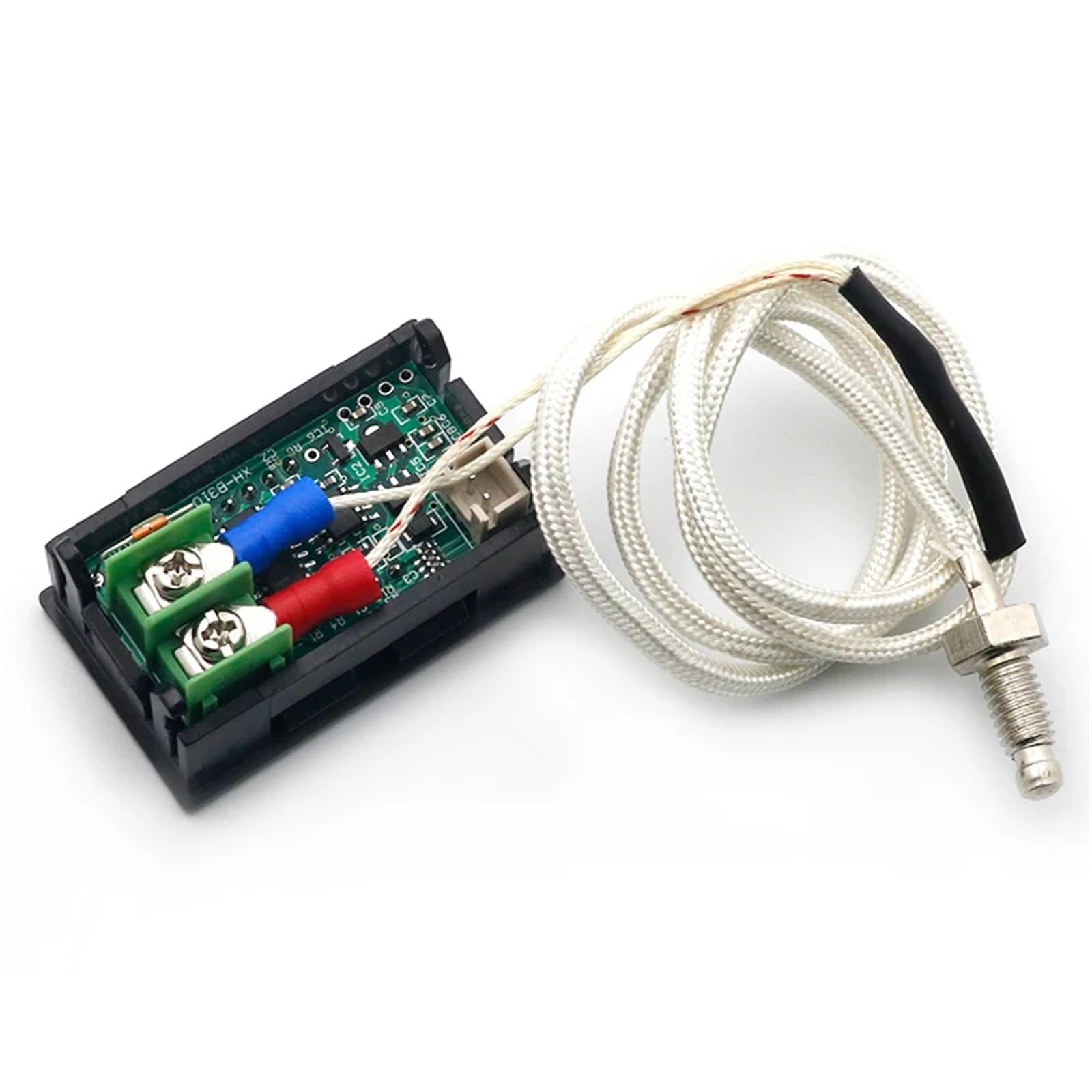 Termometro digitale industriale ad alta temperatura tipo K M6, misuratore di temperatura da 12 V, termografo da -30 a 800 gradi(XH-B310 Red)