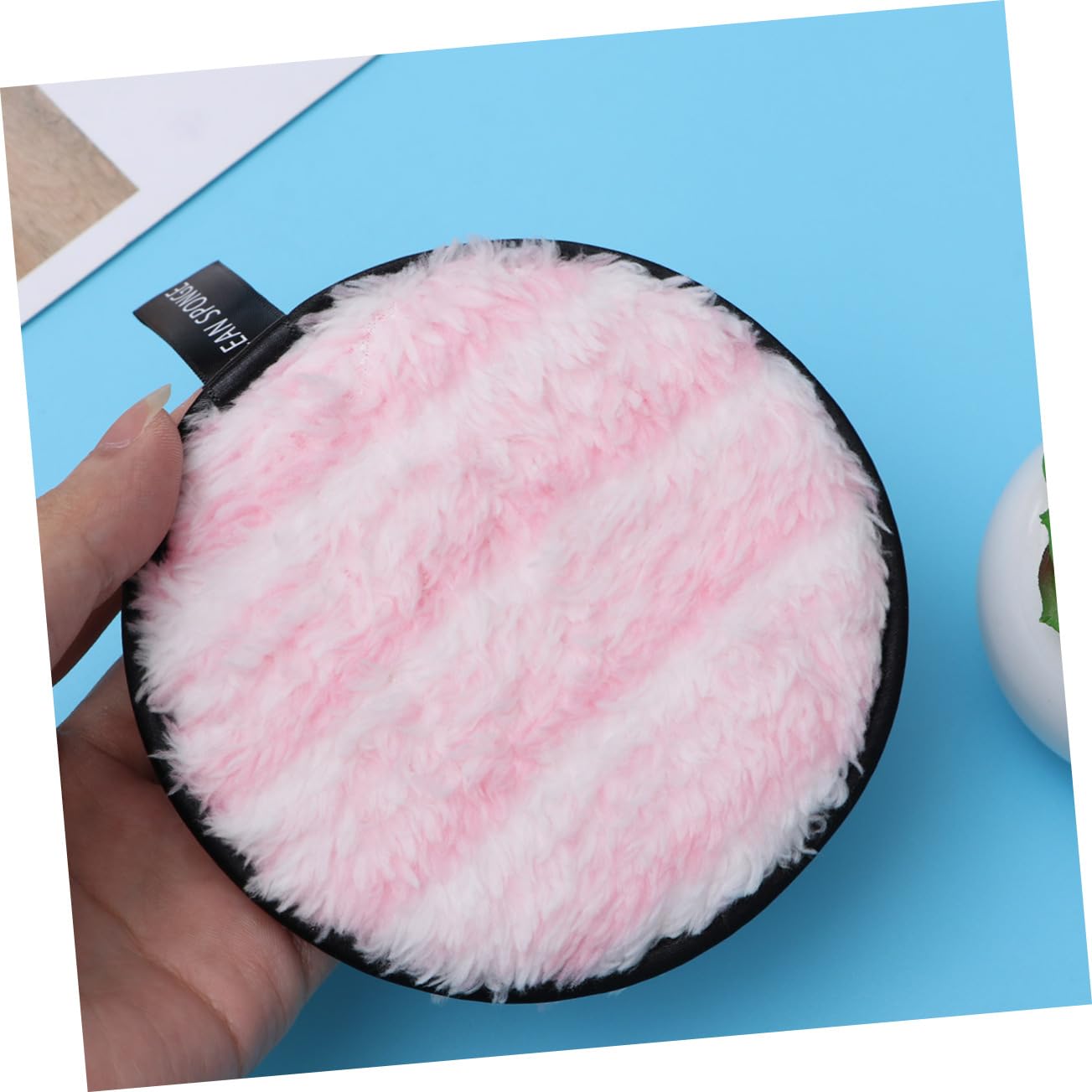Healeved Skin Makeup 6 Pack Reusable Makeup Fluffy Cleaning Pads Powder Puff Beauty Tools Random Color