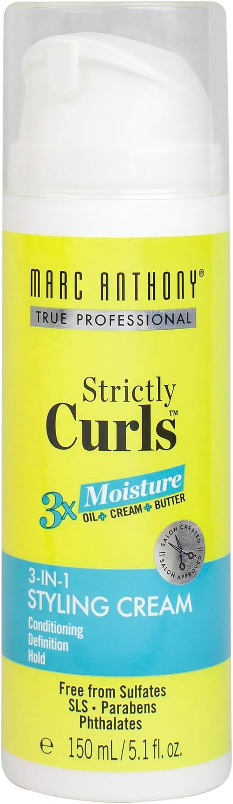 3-in-1 Strictly Curls 3x Moisture Styling Cream, 5.09 Ounce