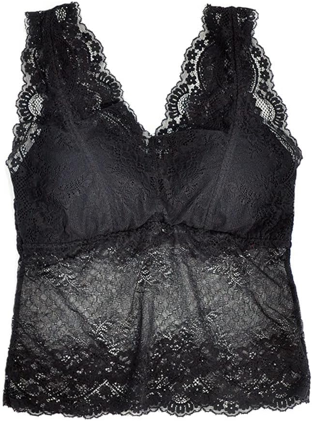Underwear with Chest Pad Long Camisole Bottoming Shirt Bra Beautiful Back Anti-Glare