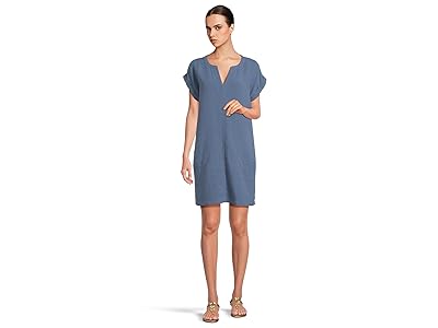 Mod-o-doc Roll-Up Short Dolman Sleeve Shift Dress Women