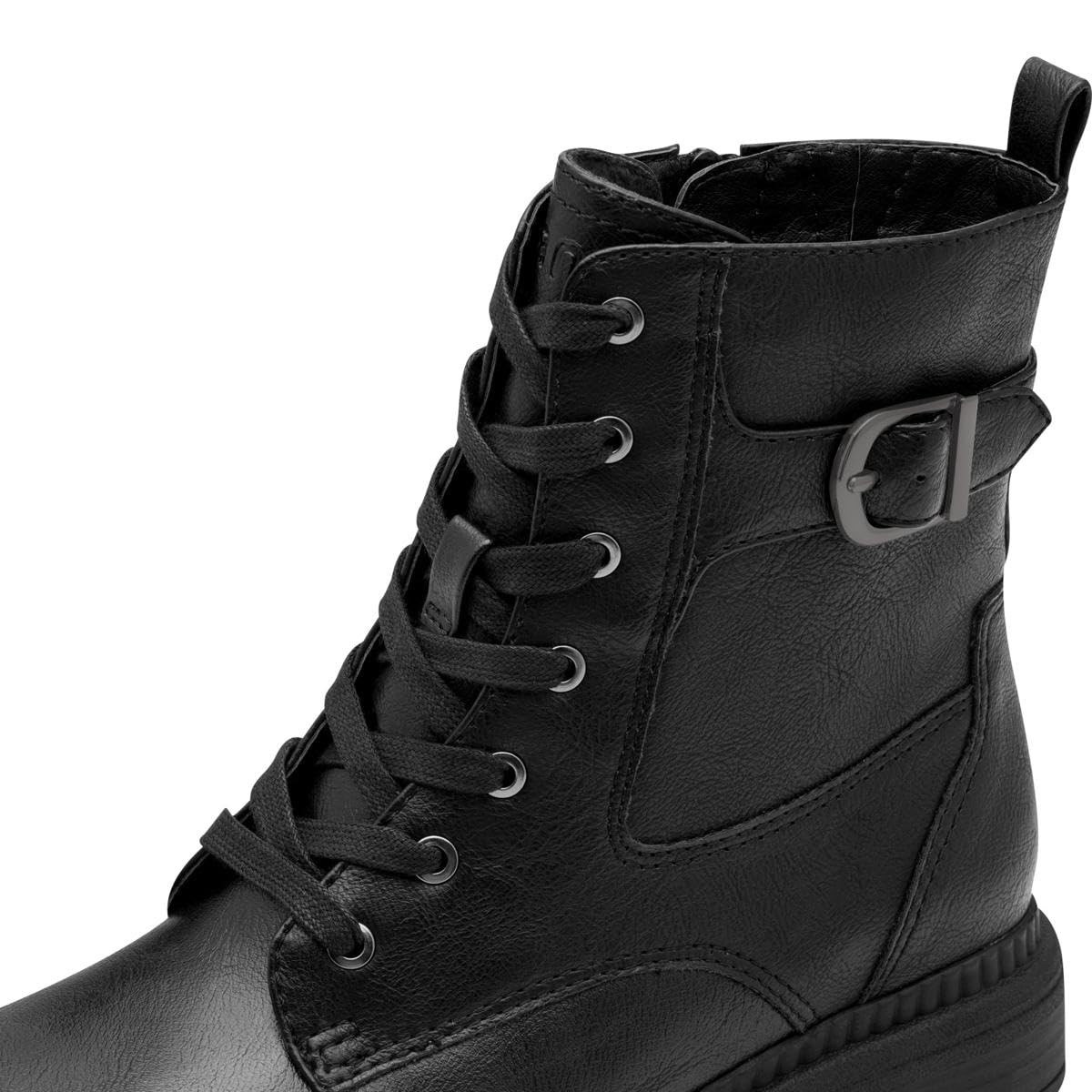 Jana Kobiety Jana Damen Lace Boot Flat VeganModa — buty