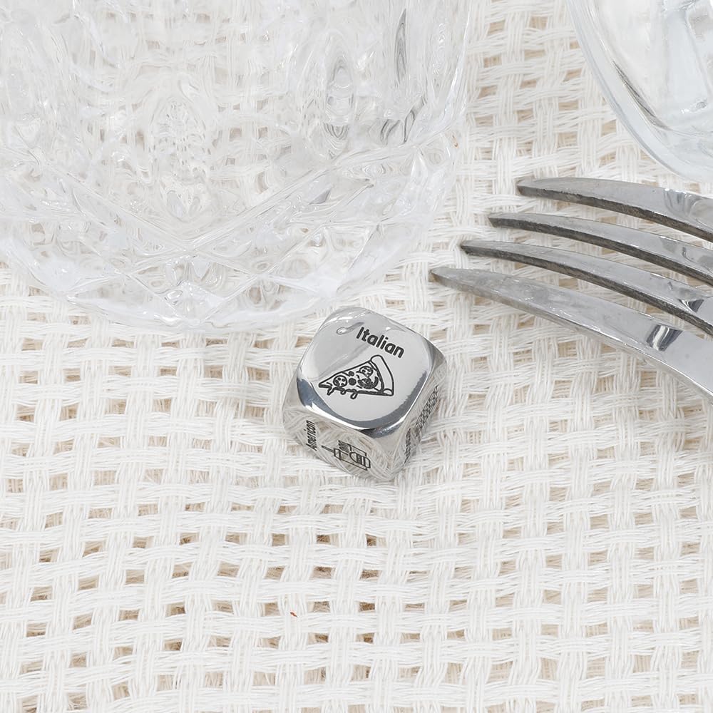 for Him Her Couple Date Night Gift for Girlfriend Boyfriend Food Decision Dice Funny Date Night Dice Couple Gift for Wife Husband RomanticEaster Basket Stuffers Wedding Gifts for Men