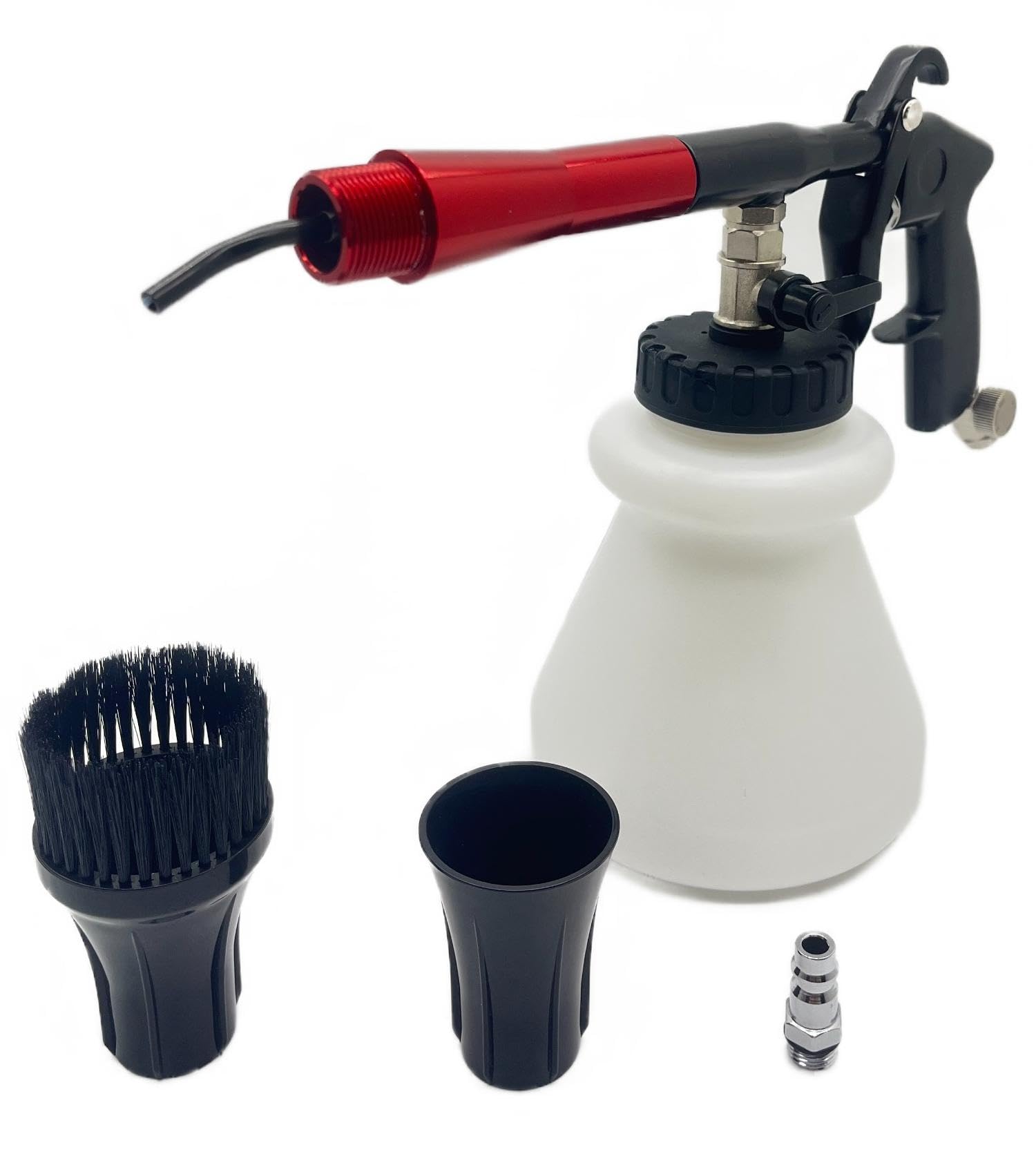 Pistola di pulizia auto Auto Detailing Tool Air Dry Tappezzeria Cleaner Attrezzature Cura degli interni Auto Rondella per auto ad alta pressione Con Cuscinetto Ruota RS Max