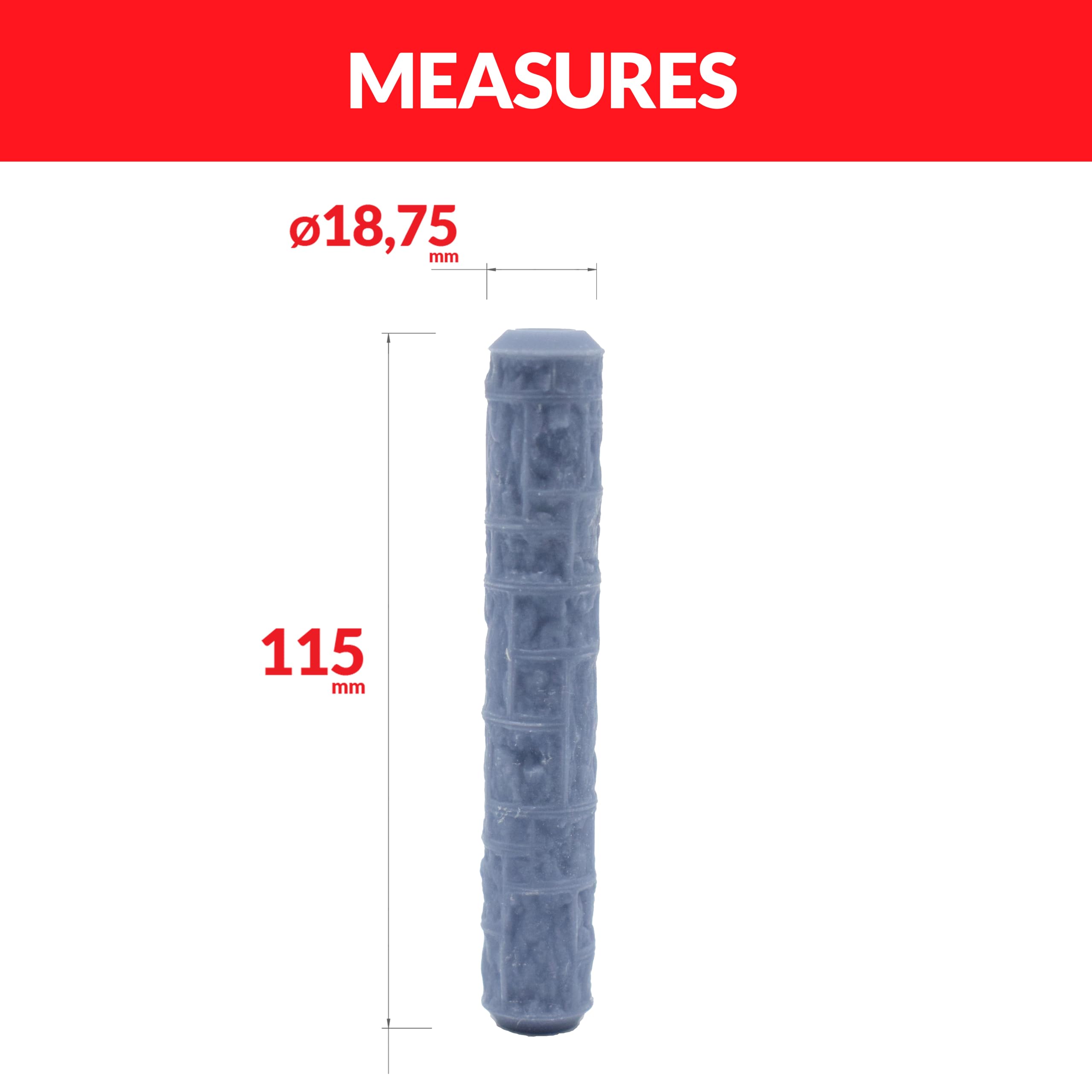 Rouleau Texture Bois 115mm Pour Argile Polymère - Outil Modelage Et Texturage Artisanat