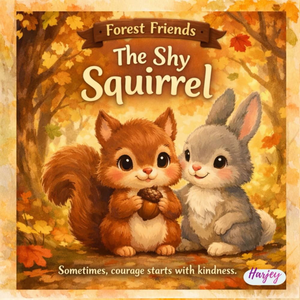 The Shy Squirrel (Forest Friends Book 1): A Gentle Bedtime Story About Courage, Kindness, and Friendship for Ages 3-6