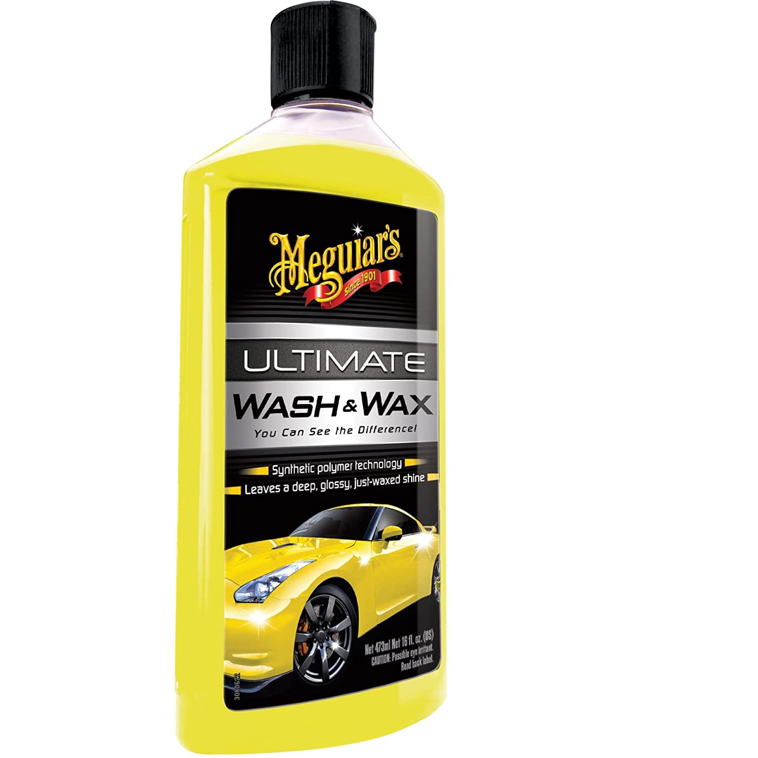 Meguiar's Ultimate Wash & Wax - Set di pulizia e cura della vernice per auto | Super Thick Microfiber Wash Mitt – Duo Twist Car Drying Towel – misurino | pulizia e lucentezza ottimali – Shampoo per