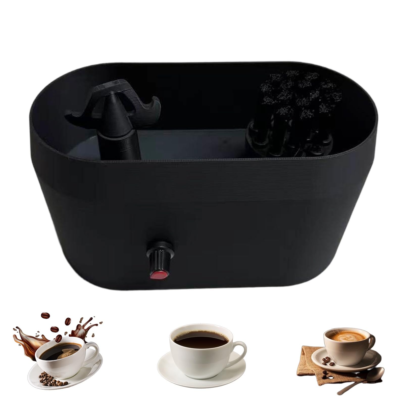 Automatyczny środek do czyszczenia kawy, szczotka do czyszczenia espresso do pielęgnacji głowy grupowej, codzienna pielęgnacja domowej kuchni, wydajne narzędzie do rutynowego parzenia, niezbędne