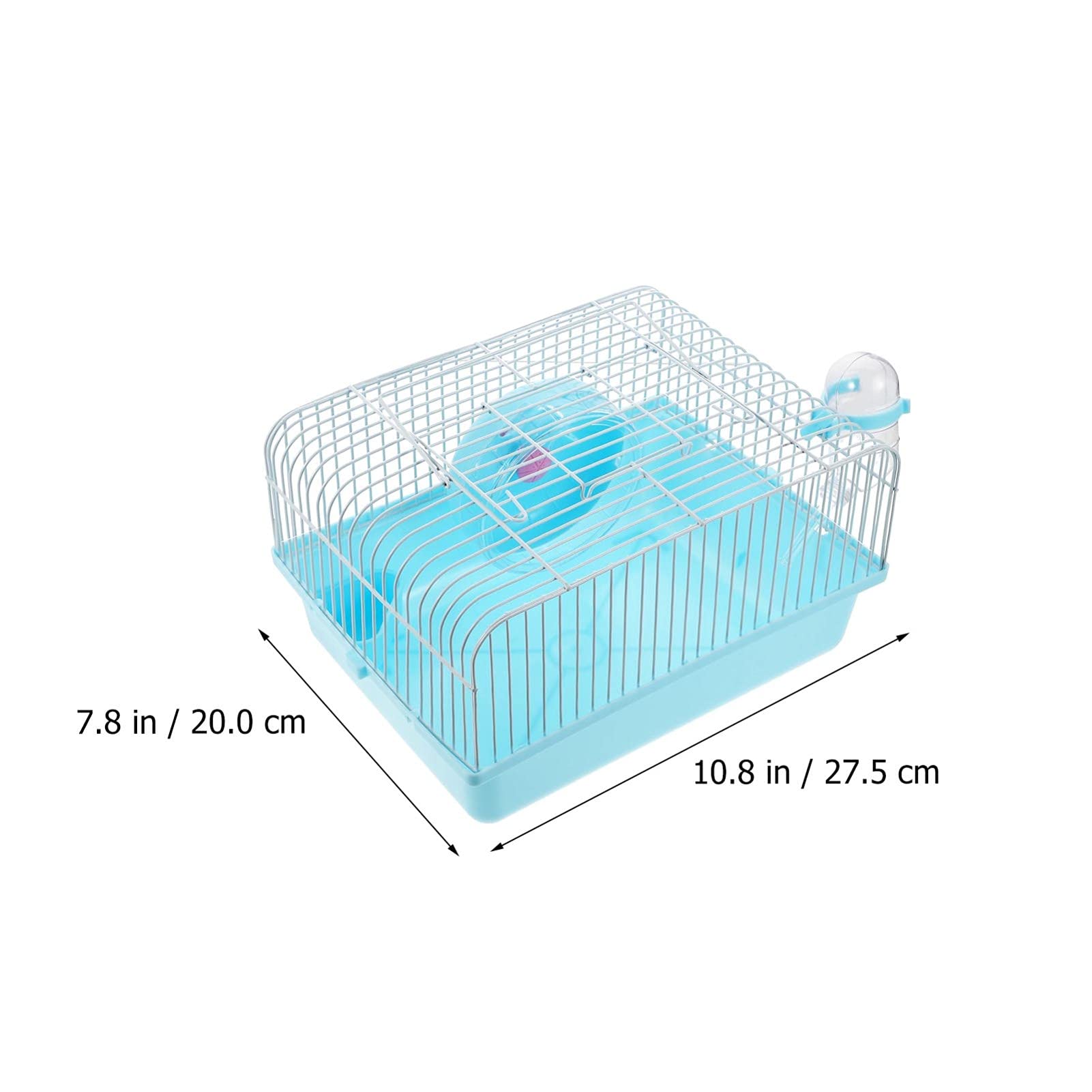 GALPADA 1Set Pet Hamster Cage Travel Friendly Carrier with Feeder for Animals Durable and Breathable Design for Sightseeing Camping and Trips