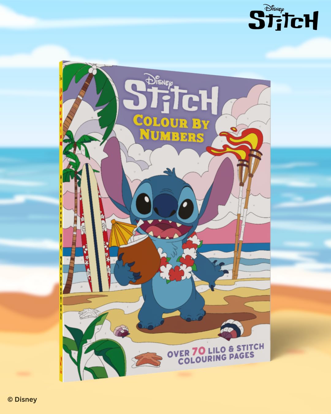 Disney Stitch Colour By Numbers: Over 70 Lilo & Stitch Colouring Pages