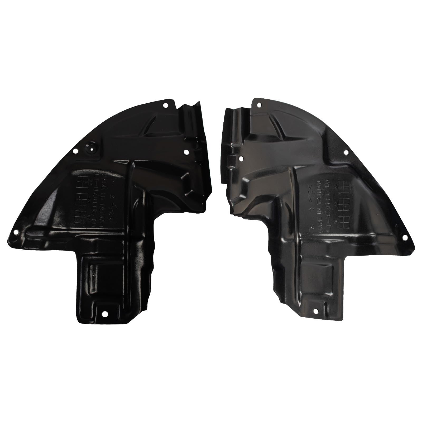 TRQ Inner Fender Liner Set Compatible with 2010-2015 Mazda CX-9 MA1250114 MA1251114