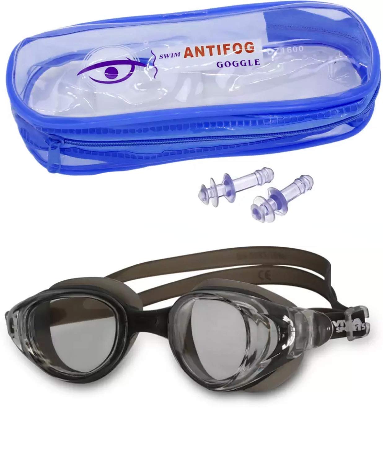 Confidence Latest Style Eye Protection Swimming Goggles for Men and Women 20 Gram Black Pack of 1 (B07QN9Y29B) Amazon Price History, Amazon Price Tracker