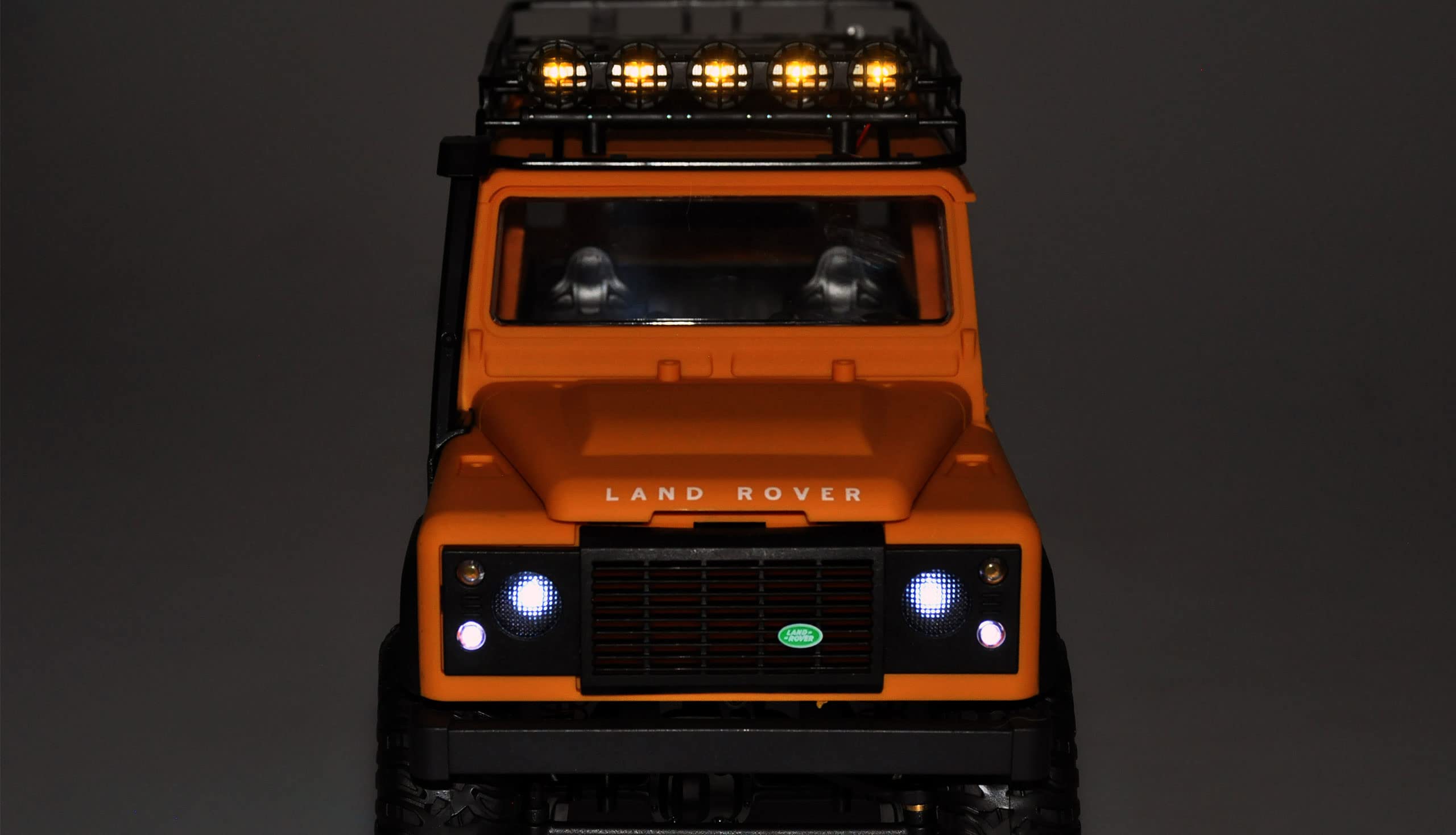 Amewi 22565 D90X12 Landrover Scale Crawler pojazd licencyjny 4WD 1:12 RTR, żółty