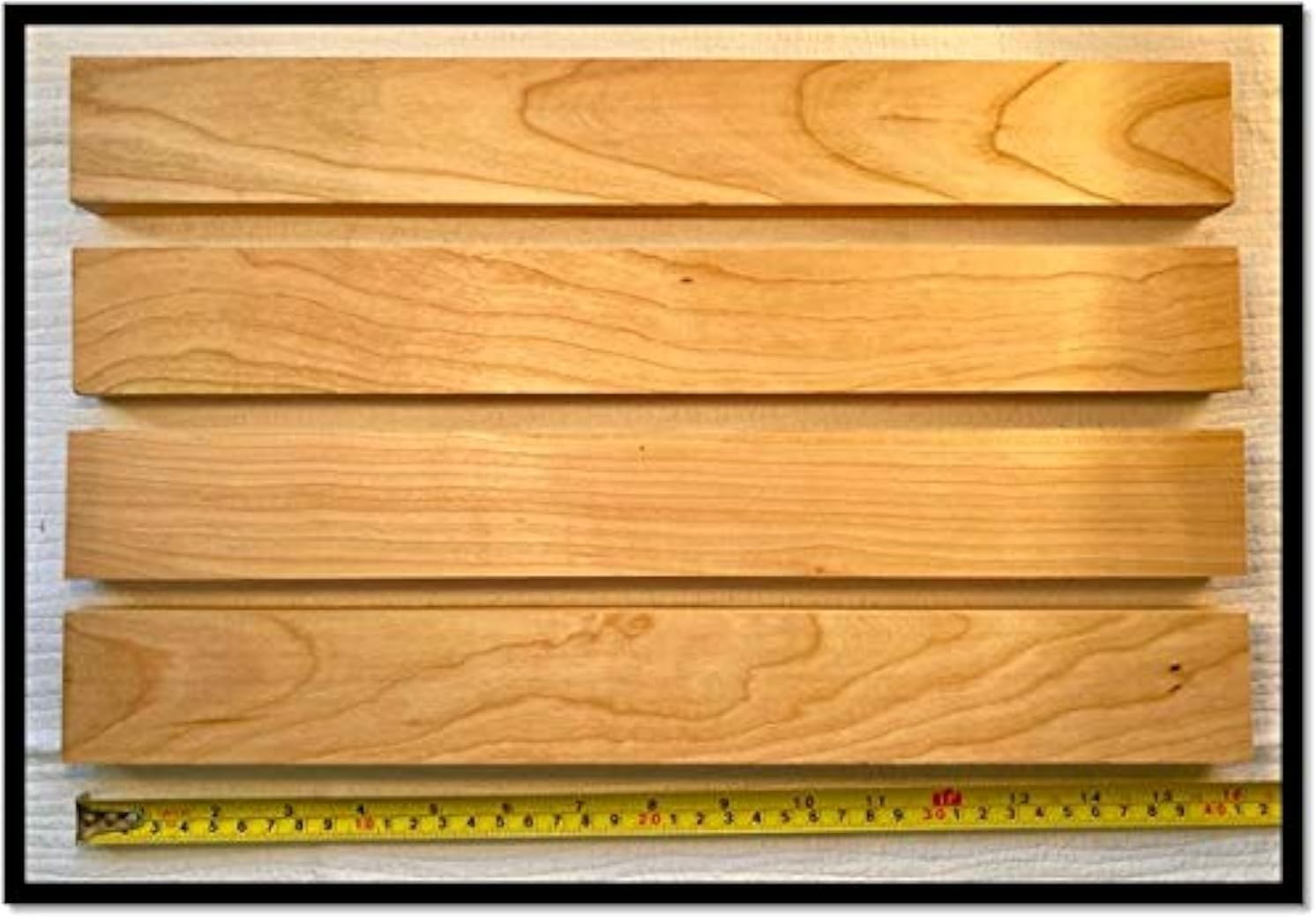Woodchucks Wood Maple, Walnut, Cherry Boards for Making Cutting Boards. Pack of 18