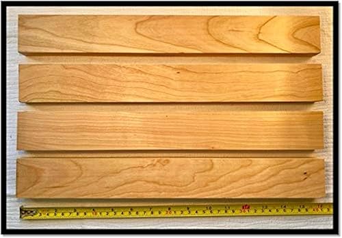 Miniatura 5 de Woodchucks Wood Madera maciza de madera maciza de nogal de 34 pulgadas x 2 pulgadas x 16 pulgadas como tabla de cortar (10 unidades)