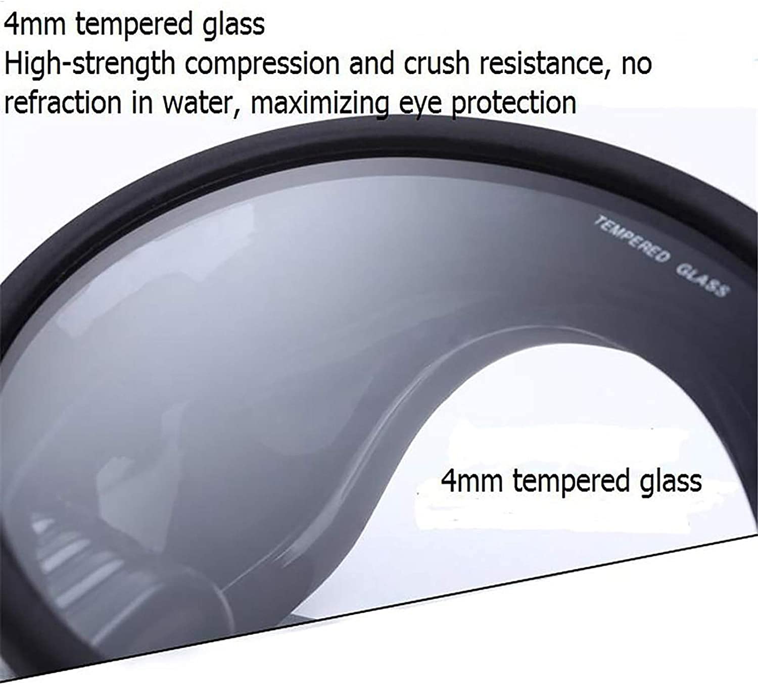 Maschera da snorkeling integrale Maschere subacquee Maschera da snorkeling con ampia visuale Maschera da snorkeling impermeabile Anti-appannamento Attrezzatura da snorkeling professionale subacqu
