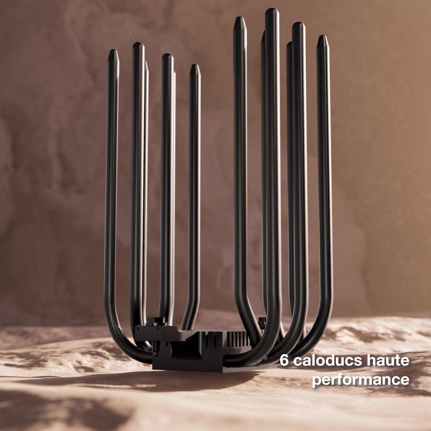 be quiet! Dark Rock 5 ventirad, puissance de refroidissement extrême, 6 caloducs haute performance, ventilateur Silent Wings 4 120 mm PWM, excellente compatibilité, installation facilitée, BK035