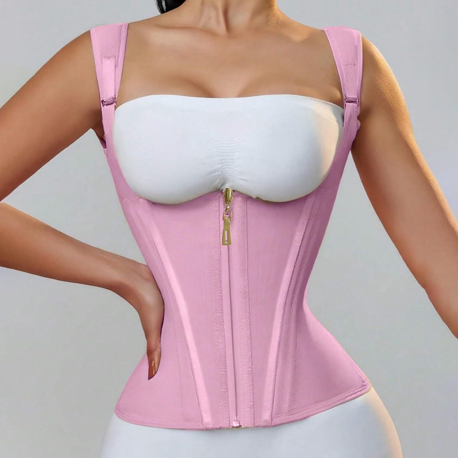 Genérico Faja Reductora Mujer Colombiana Moldeadora - Corsé Cinturón Abdomen Postquirúrgica/Postparto, Cintura Reloj de Arena con Soporte Lumbar y Diseño Deportivo