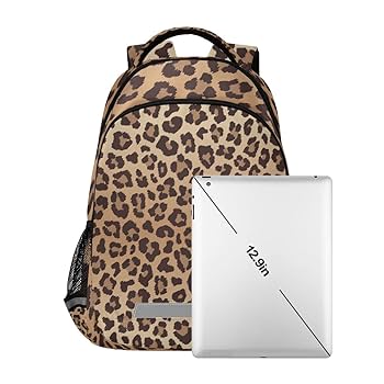 ☆SO MARCH☆Leopard Casual tumbler laptop backpack