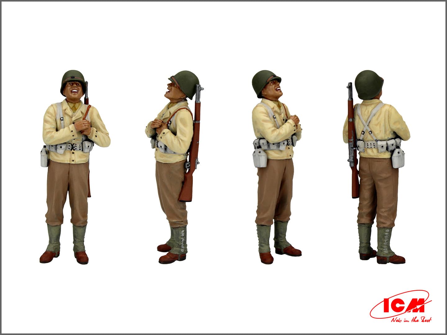 ICM 35599 - WWII US Military Patrol (G7107 with MG M1919A4