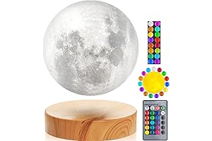 VGAZER Levitating Moon Lamp, a captivating celestial decor