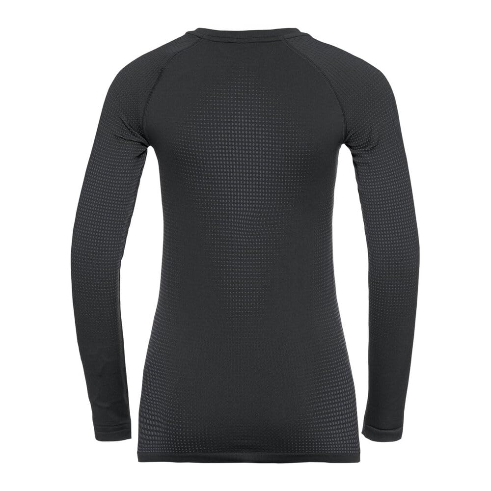 Odlo Thermounterwäsche Damen Performance Warm I Funktionsshirt Langarm I Warme Skiunterwäsche Maglietta Bambine e Ragazze (Pacco da 1)