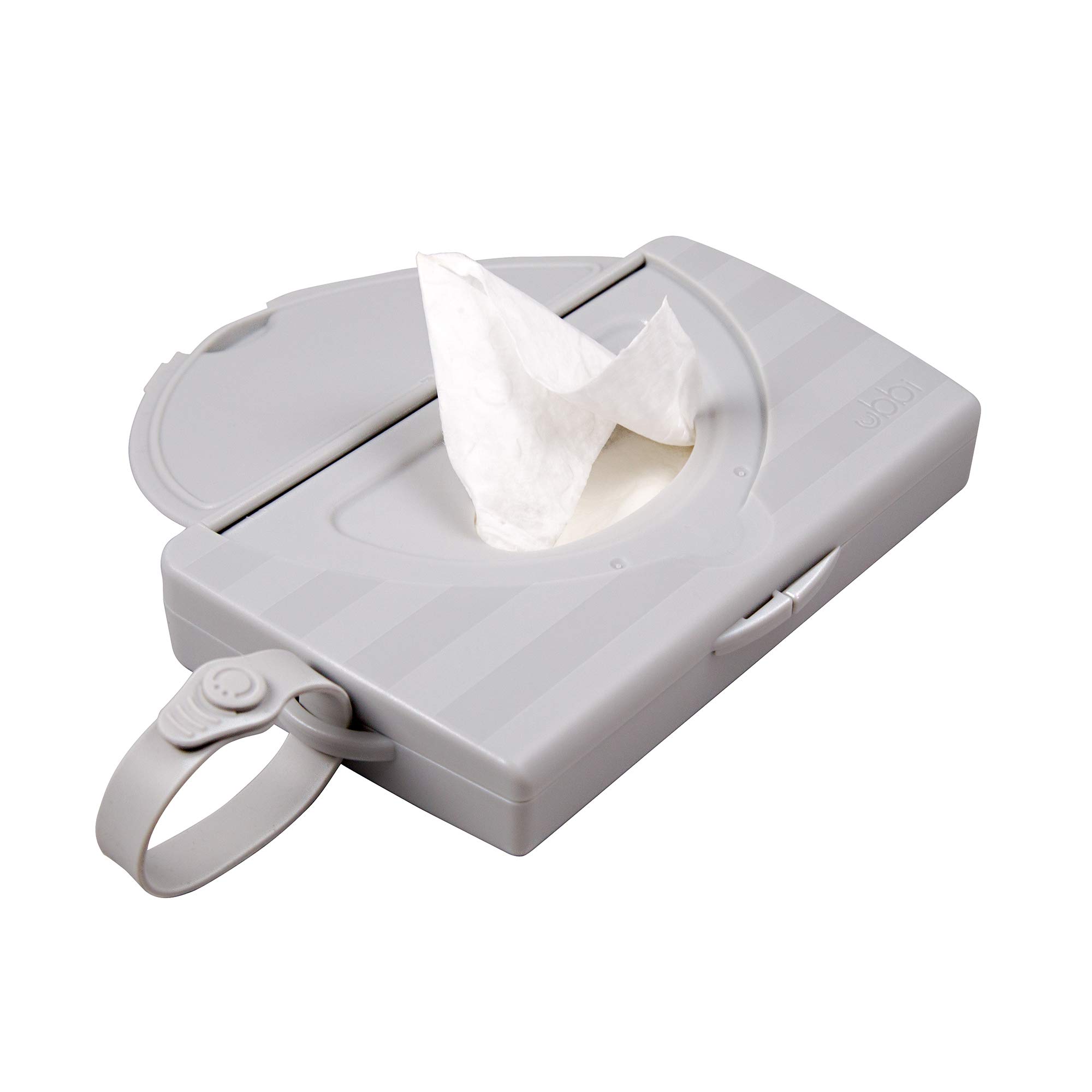 Ubbi On The Go Wischtuchhalter, Babygeschenk, Grau