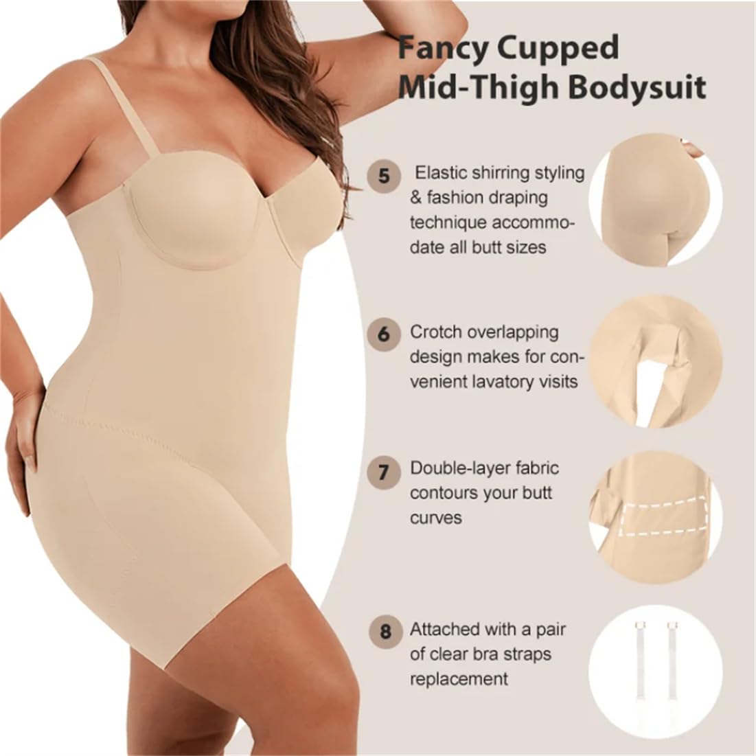 ISCBAFYX Mujeres La Espalda Baja Bodysuit Bodysuit Shapewear Butt LIBER Cuerpo Corizante sin Espalda Corsé del Abdomen