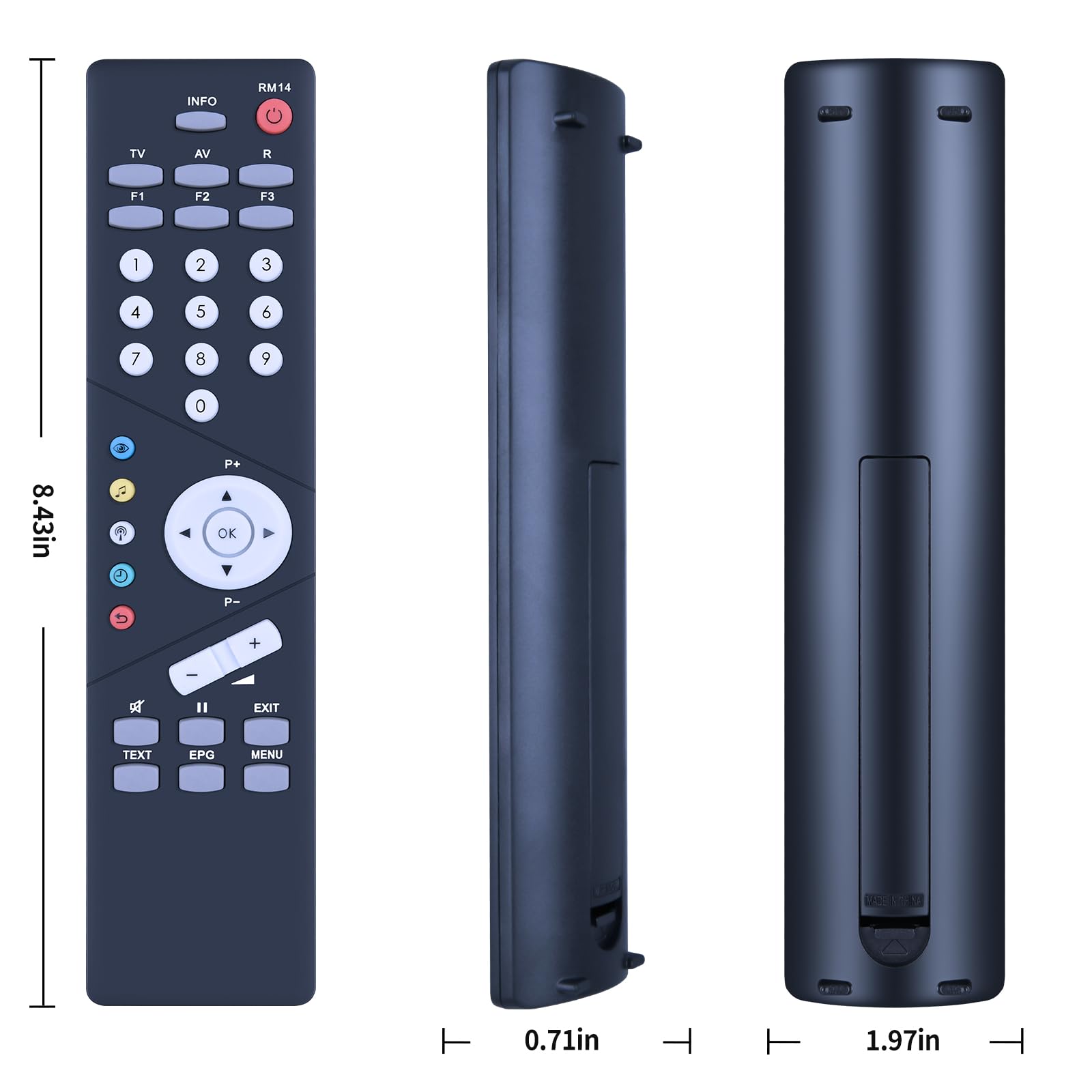 Telecomando di ricambio compatibile per RM11 RM14 RM15 RM 11 14 15