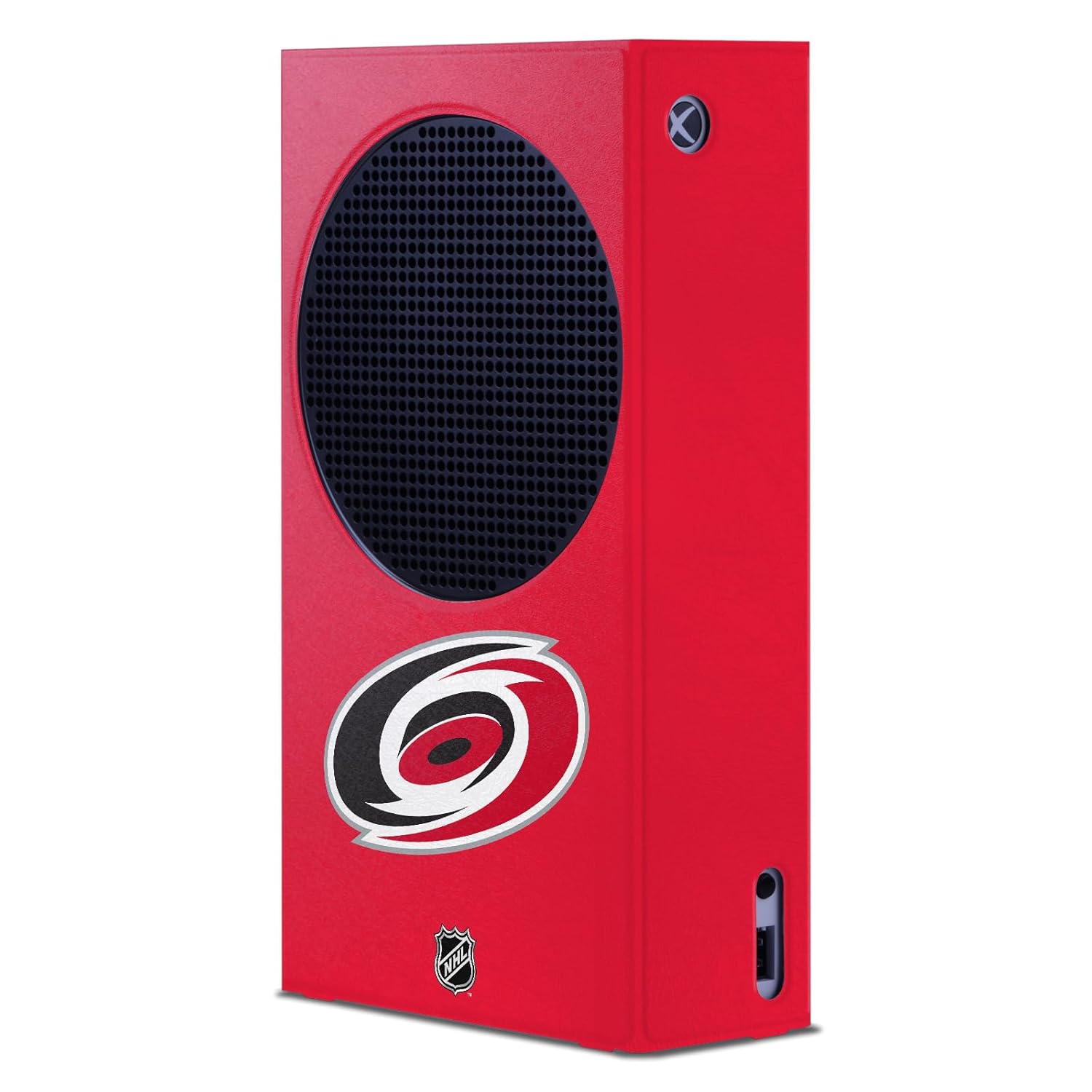 Head Case Designs Officially Licensed NHL Plain Carolina Hurricanes Game Console Wrap Case Cover Compatible With Xbox Series S Console