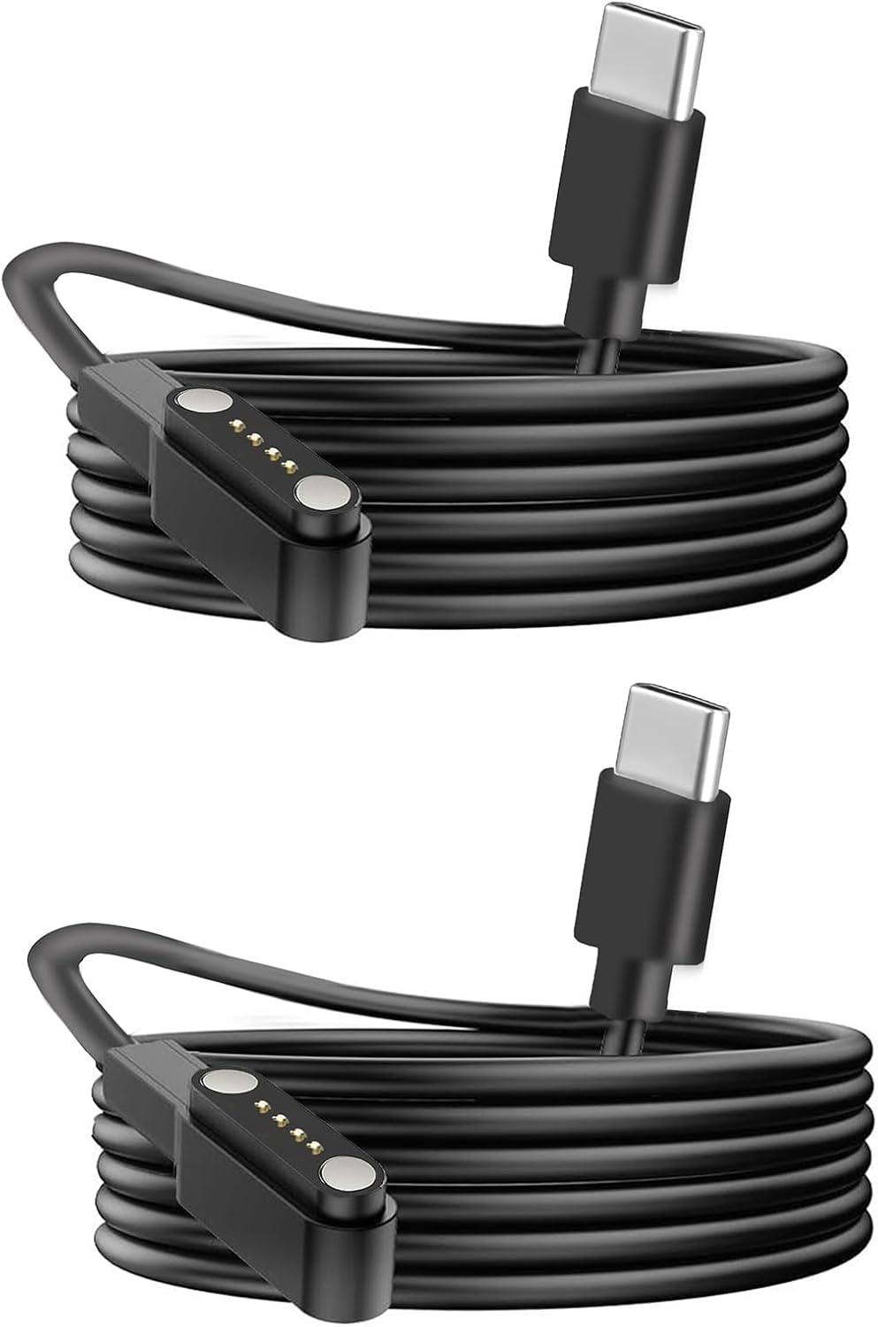 Compatible for SkyCaddie Watch Charger, Charging Replacement Cable Compatible for SkyCaddie LX2, LX5, LX5C GPS Touchscreen Smart Watches. (Black, Type A)