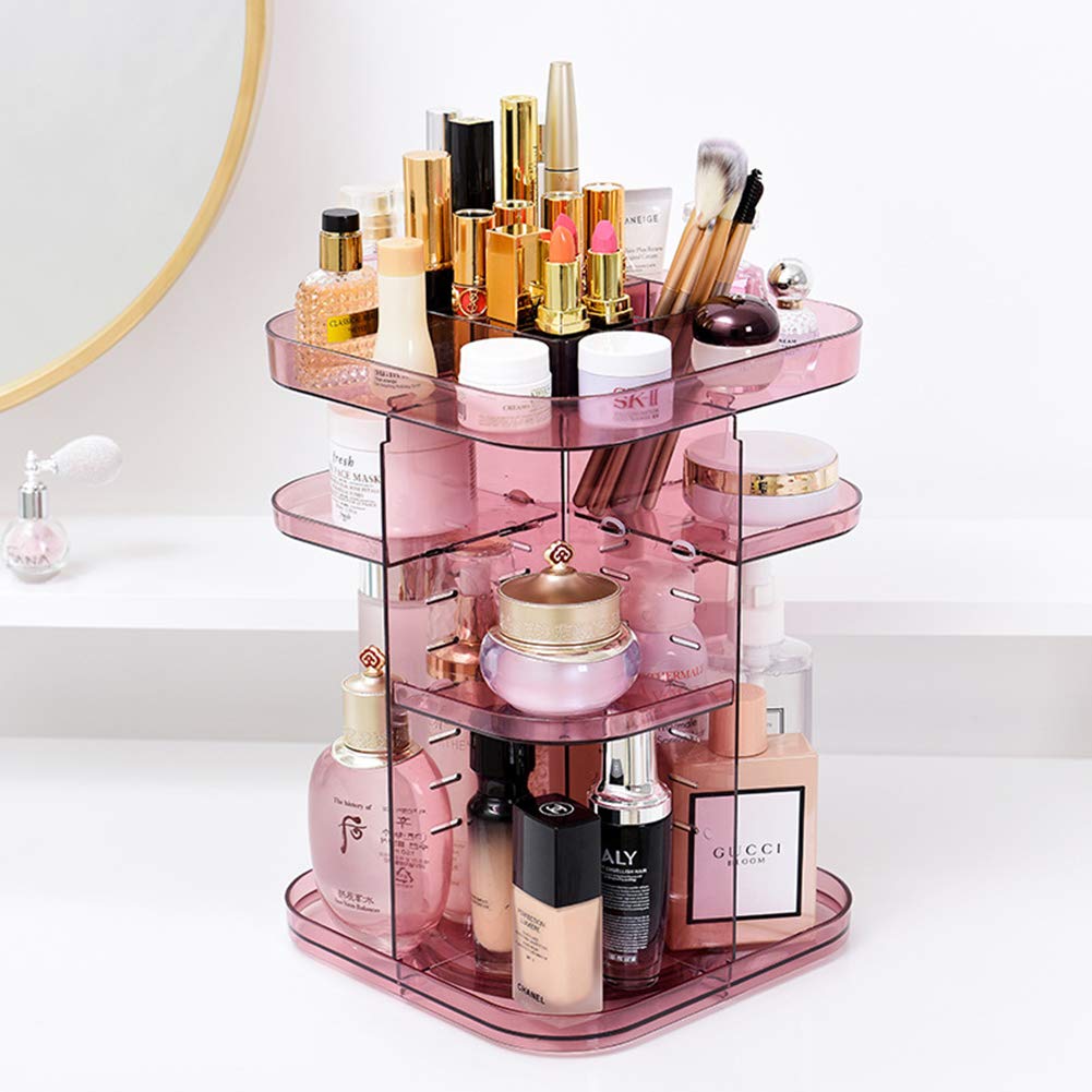 Qkissi Nagellack-Display Aus Acryl – Mehrschichtiger Organizer Für Nagellack, Lippenstift & Kosmetik (bis Zu 7 Ebenen)