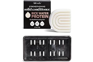 Rice Water Conditioner Bar & Soap Dish Set