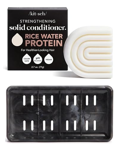 Kitsch Barra de acondicionador de agua de arroz y jabonera con descuento