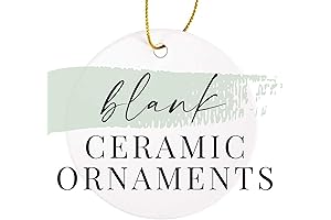 Double Sided Ceramic Sublimation Blanks for Custom Creations