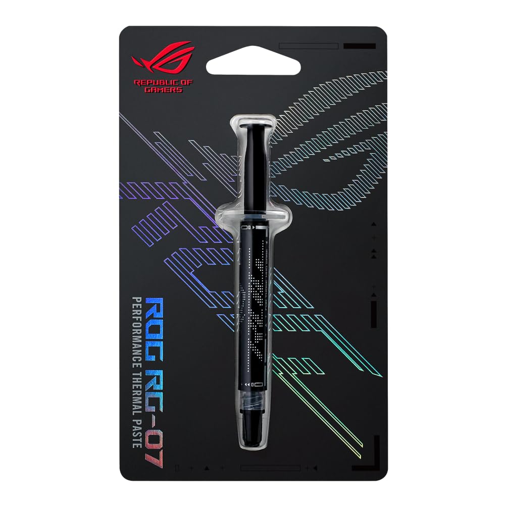 ASUS ROG RG-07 Performance Thermal Paste – Easy Apply, Smooth Spread, Premium Thermal Conductivity, High-Endurance, for Peak Performance & Temperature Control Gaming PC/AMD/Intel/CPU/Processors