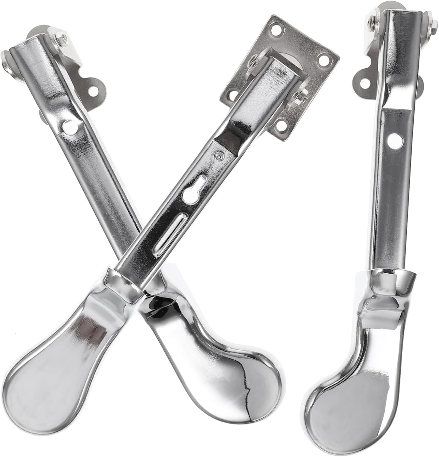 3pcs Durable Piano Sustain Pedal Replacement Parts Elegant Silver Foot Pedals for Keyboard Musicians Sturdy and Reliable Instrument Components