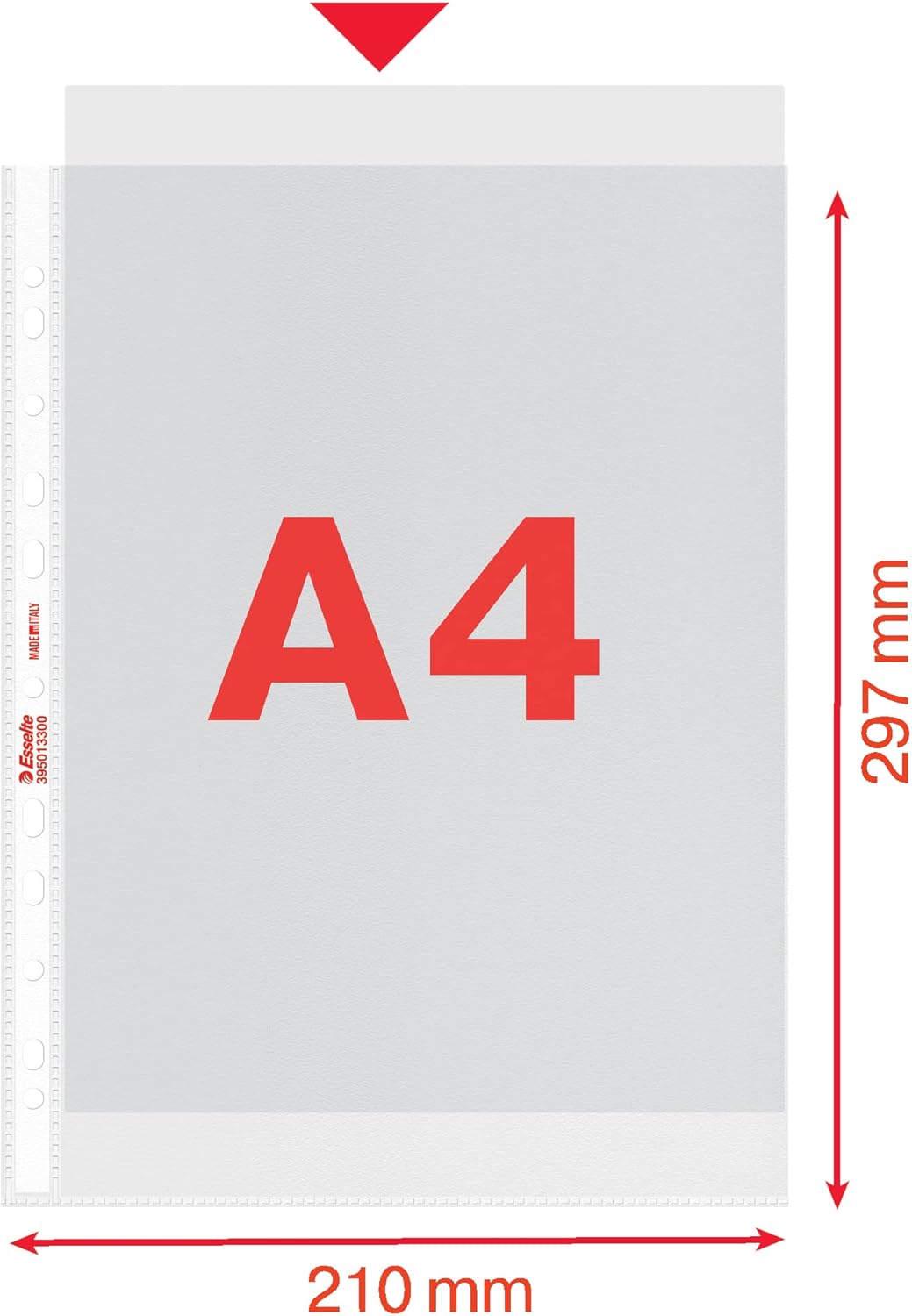 Esselte Buste a foratura universale Copy Safe Standard 21x29,7 cm goffrata 501330 (CONF. 50)