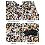 NASHALYLY Women's Summer Boho Floral Print Mini Skirt High Waist Drawstring Tiered Skirts - Image 4