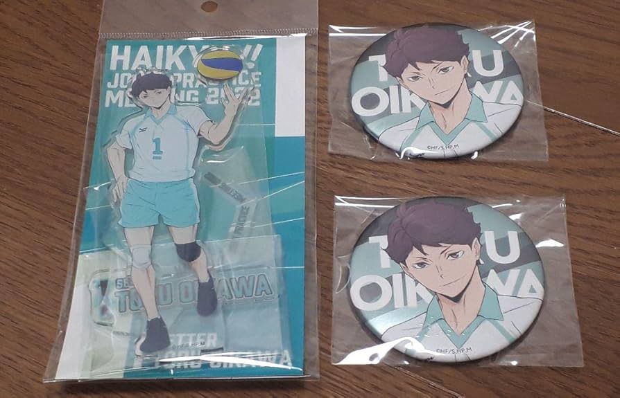 送料無料(一部地域を除く)】 ハイキュー‼︎ 及川徹 アクリルバッジ