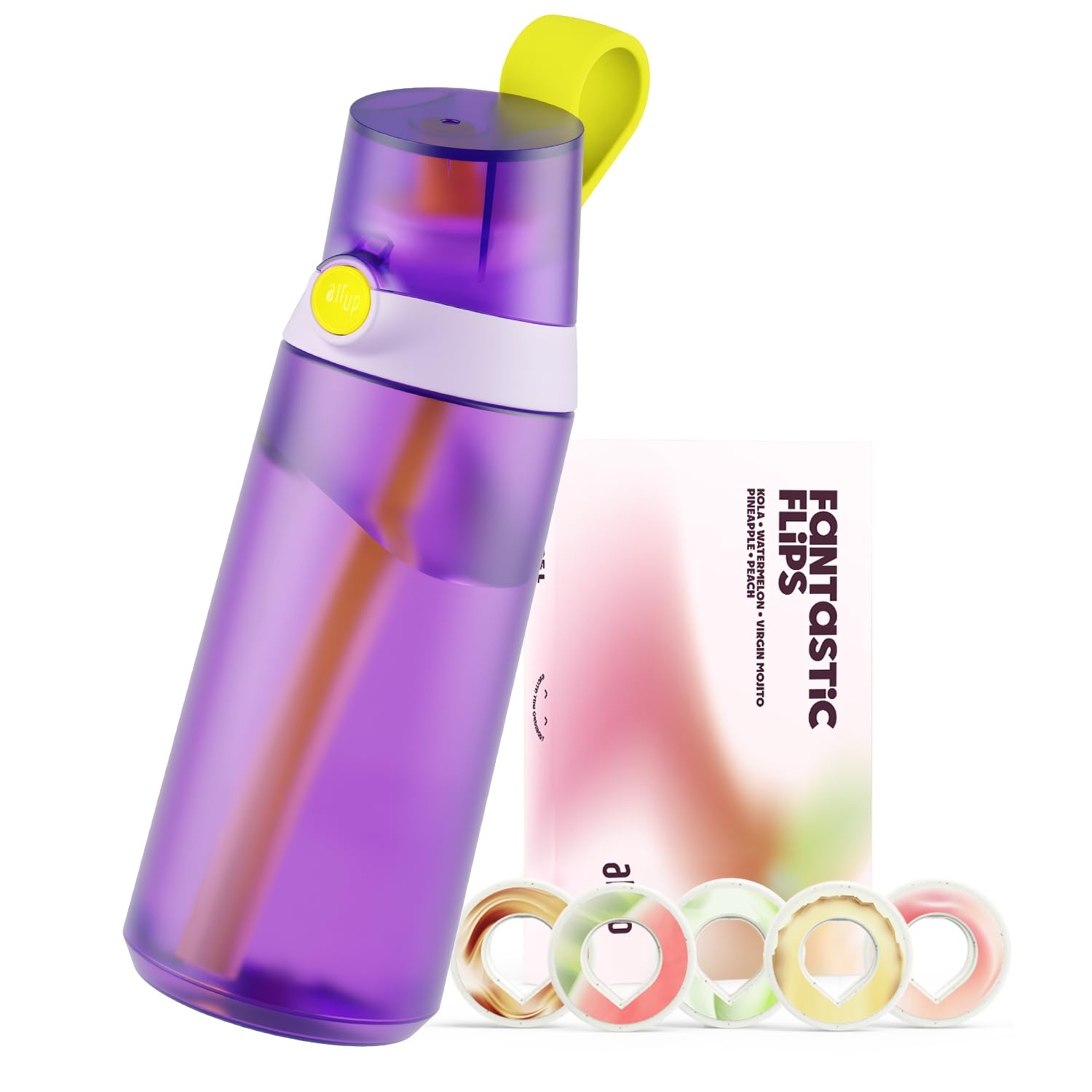 air up® Fles Gen2 Starterset, origineel, incl. pods in 5 smaken, 600 ml