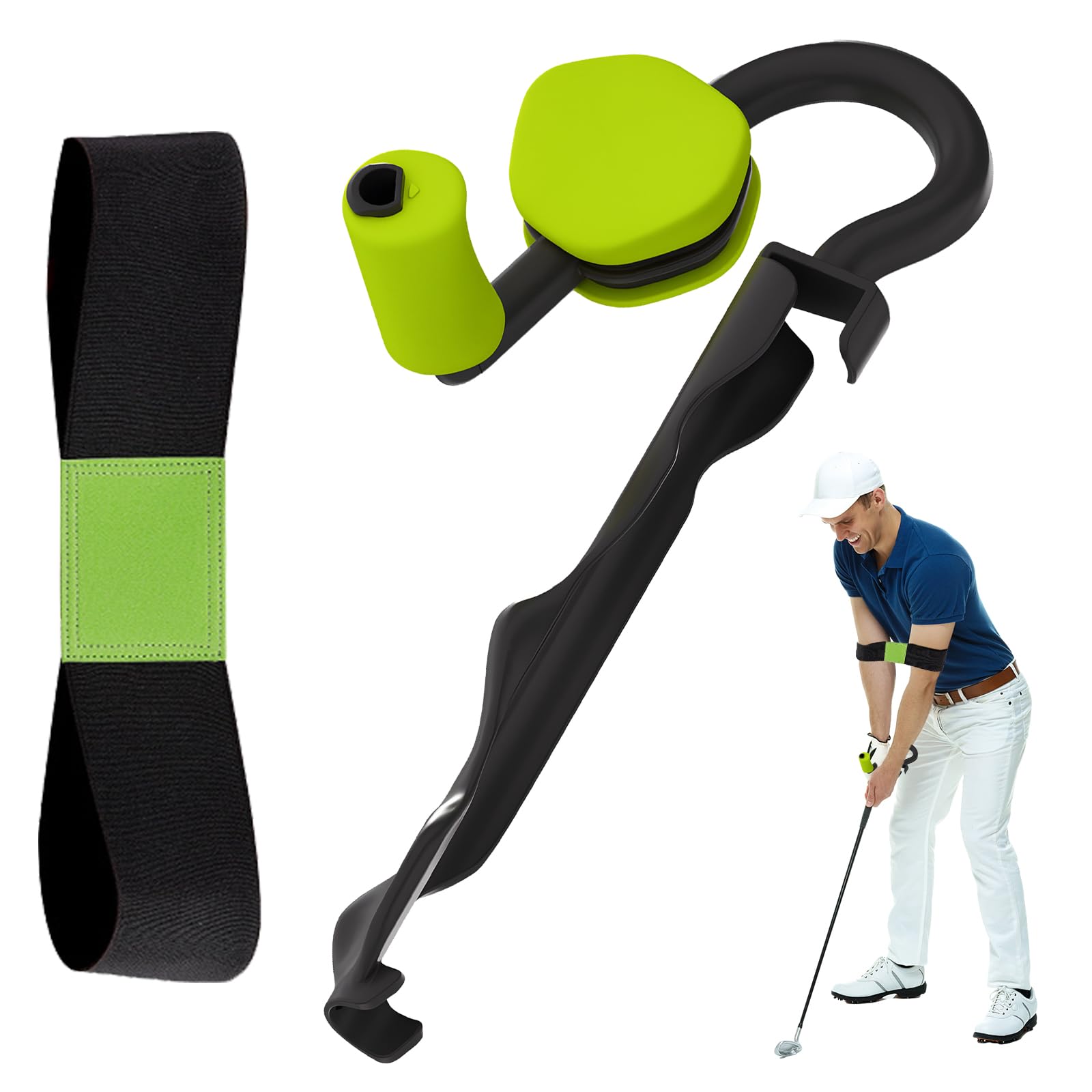 Entrenadores de Golf, Equipo de Práctica de Putting con Mecanismo Antideslizante para Mejorar el Swing