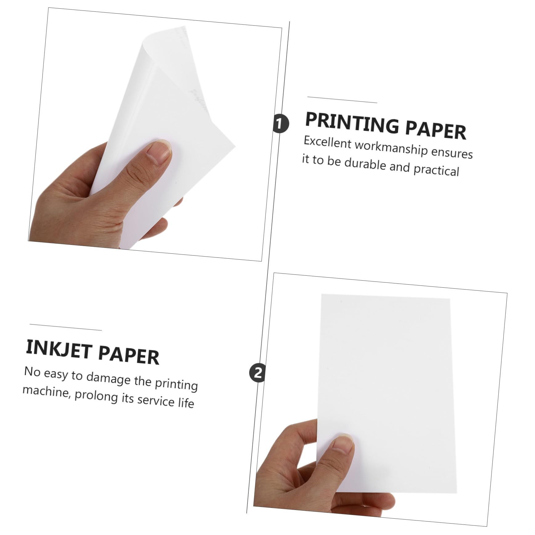100 Blatt Arc Fotopapier Din Wasserfestes Tintenstrahl fotopapier für Home DIY und Klaren Farbdruck Kratzfest Öl Alkoholresistent für Fotoausdrucke
