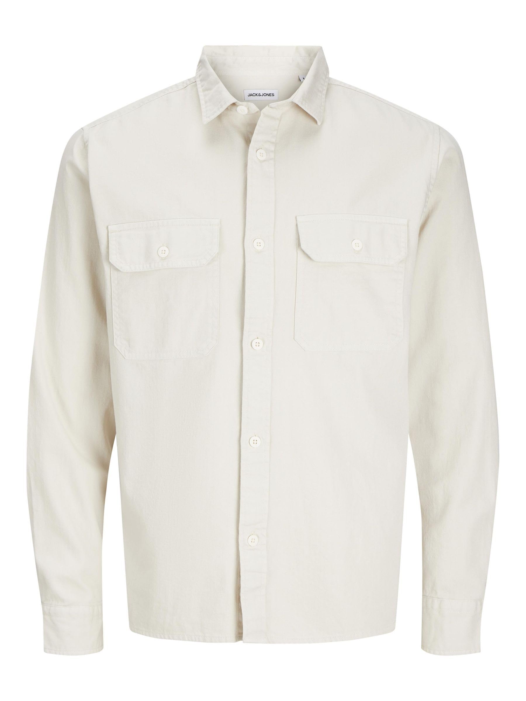 JACK & JONES Men's Jjetravis Shirt LS Noos Long Sleeve Shirt
