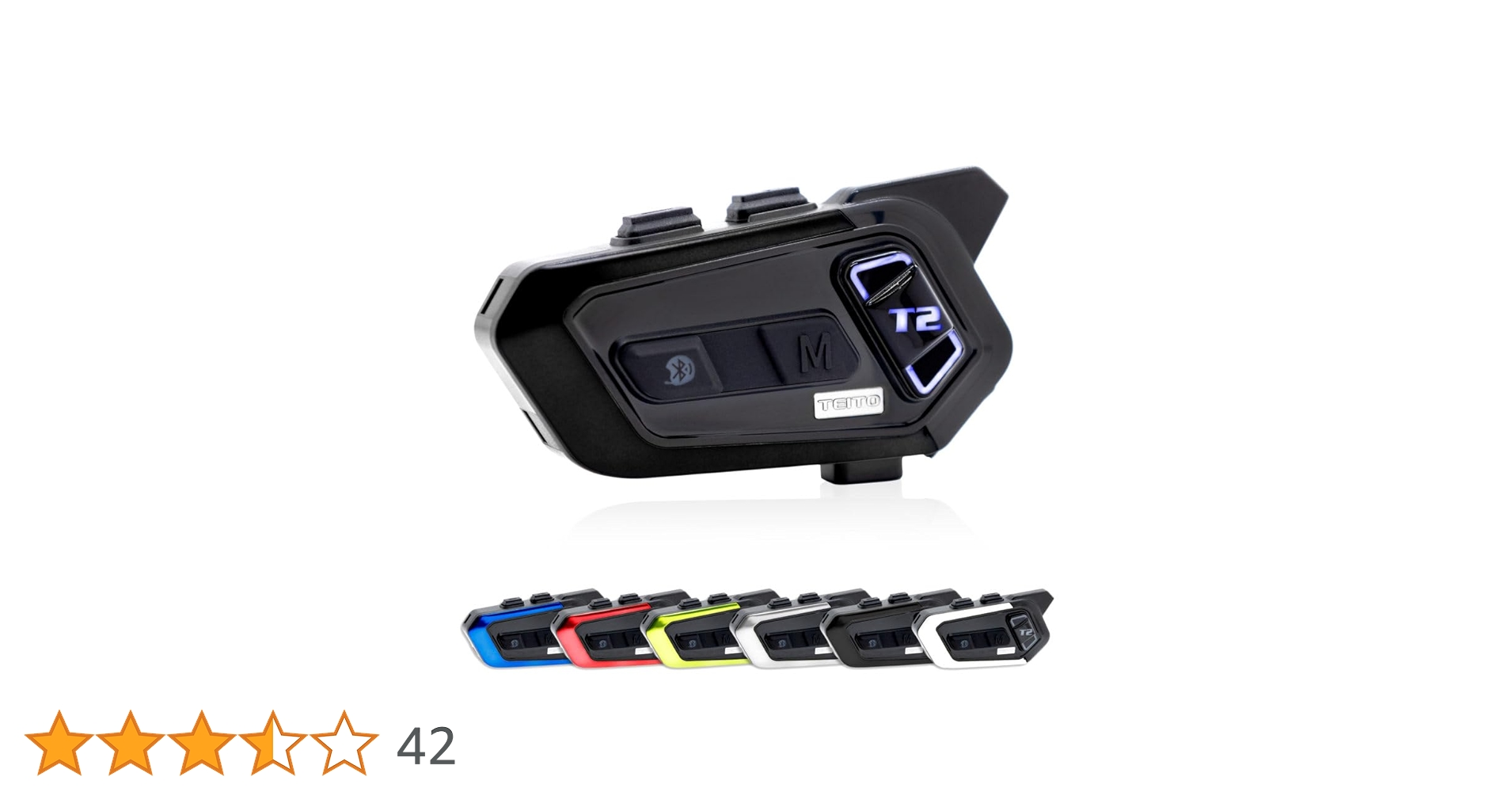 Amazon | TEITO バイク用 デュアルチップインカム T2 日本語音声 音楽