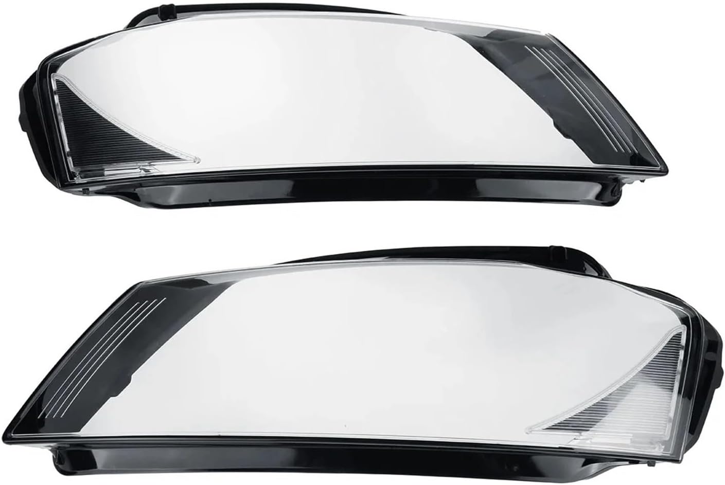 Front Headlight Lens Cover Compatible For Audi A3 8P S-line S3 RS3 Facelift 2008 2009 2010-2012 Clear Headlamp Shell Transparent Lampshade(1 Pair)