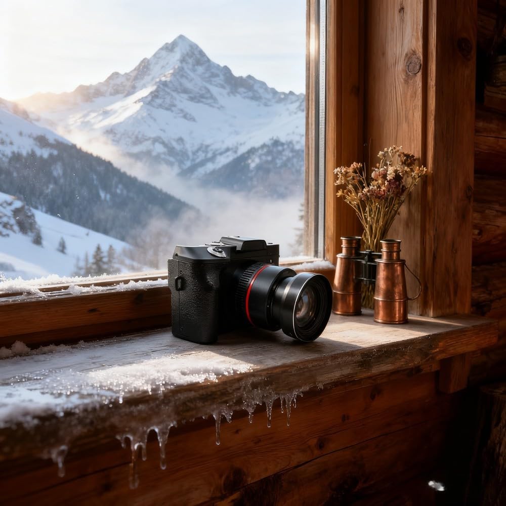 Aparat cyfrowy 16 MP z ekranem 2,4", 16-krotnym zoomem cyfrowym i wideo 1080p, kompaktowy aparat do domu i podróży, obsługuje kartę SD do 128 GB, czarny