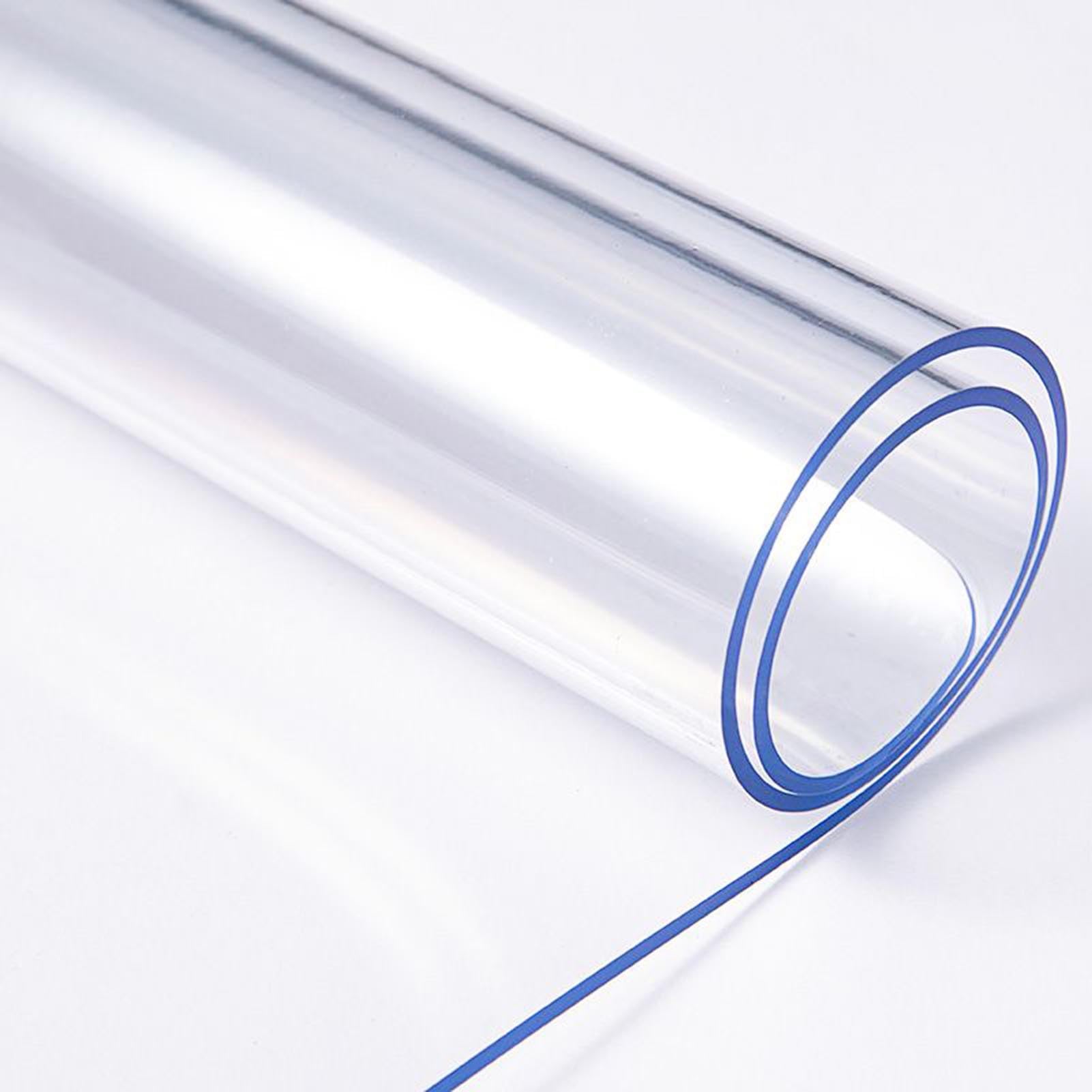 2mm Thick Clear Office Chair Mat Floor Protector Mat for Rolling Chairs Waterproof Rug Protector Cover Easy Clean
