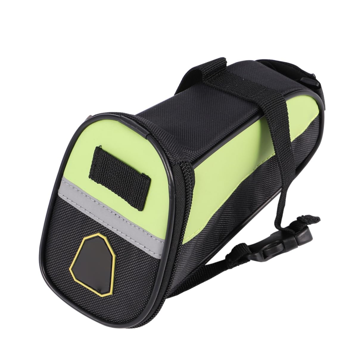 SUPVOX 1Pc Cycling Saddle Bag Lightweight Mountain Bike Rear Storage Pouch Easy to Install Bicycle Accessory for Road and City Bikes Green